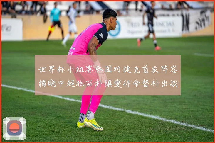 世界杯小组赛韩国对捷克首发阵容揭晓中超独苗朴镇燮待命替补出战